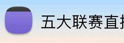 五大联赛直播 Logo